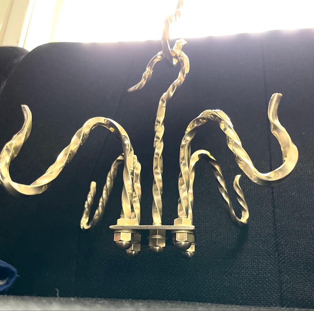 真鍮ツイストランタンハンガー