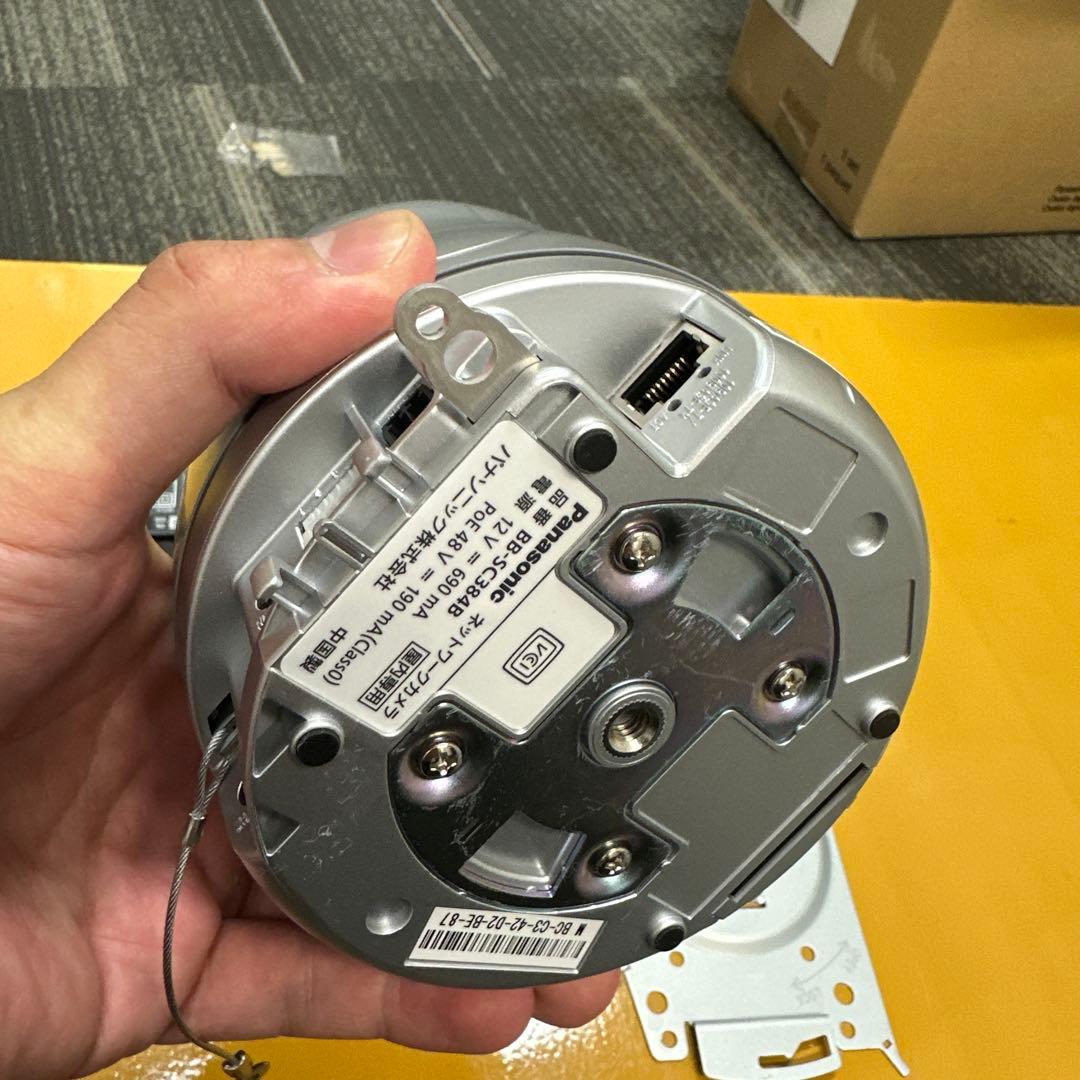 Panasonic BB-SC384B 2台セット（純正アダプター付き・初期化）