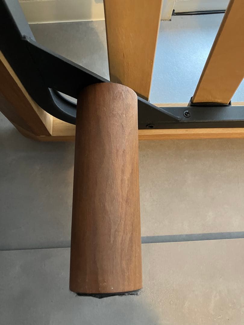 無印良品 脚付 ベッドフレーム シングル ウォールナット 横浜市内引取り可