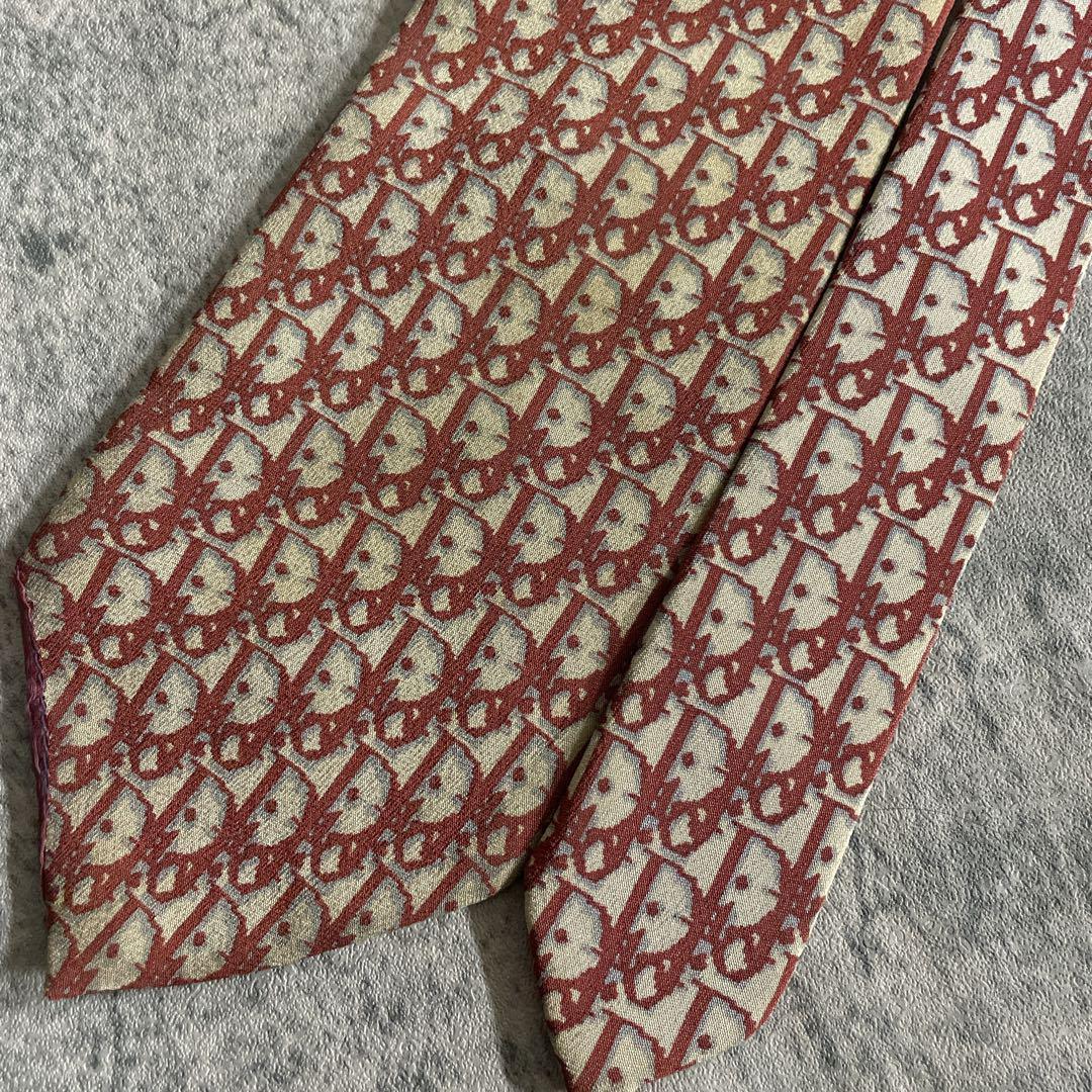 極美品 Dior ネクタイ England製 super150's ダブルスーツ