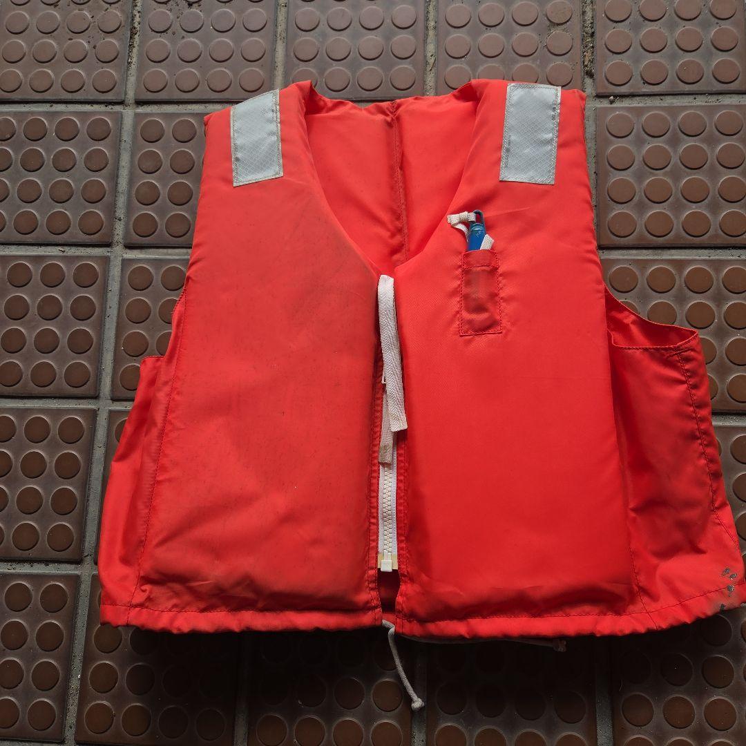 ㊽法定備品 桜マーク オレンジライフジャケット3着セット