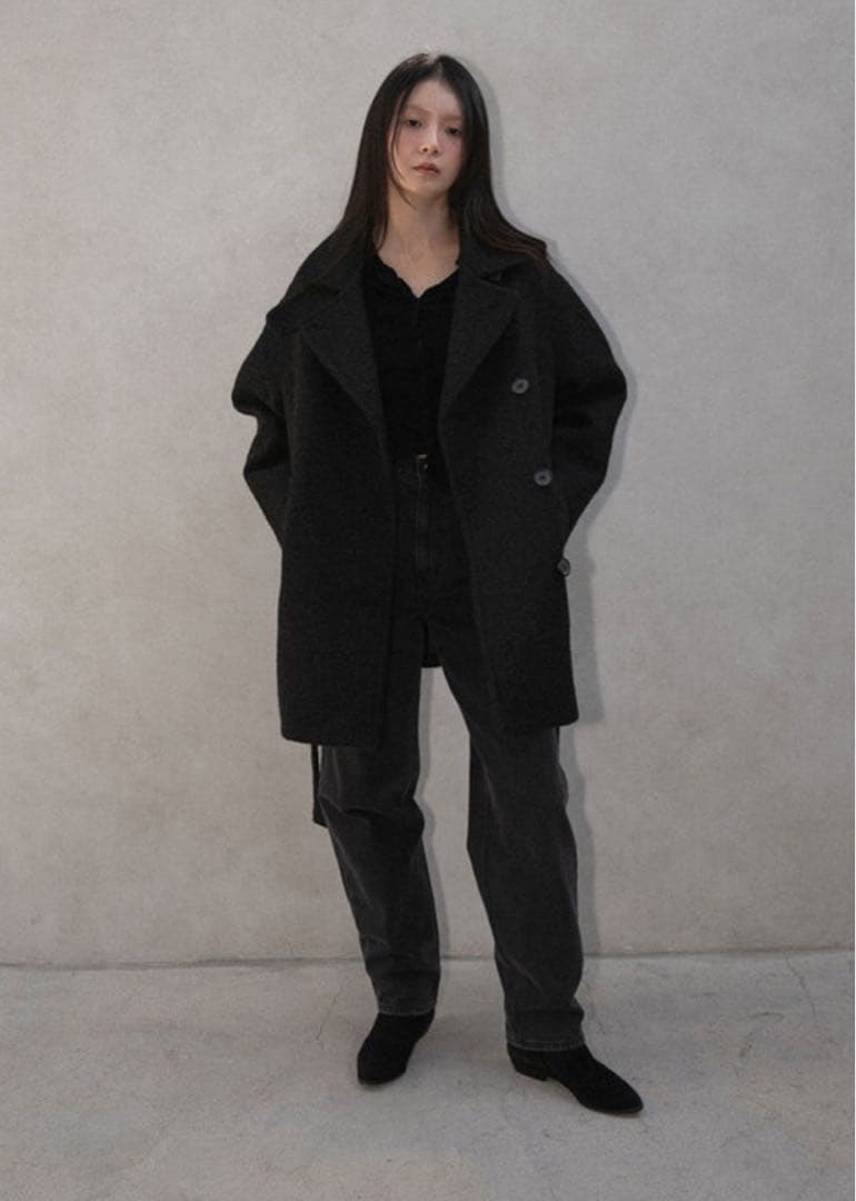 ジャケット・アウター OHOTORO / Boucle 2way Half Coat