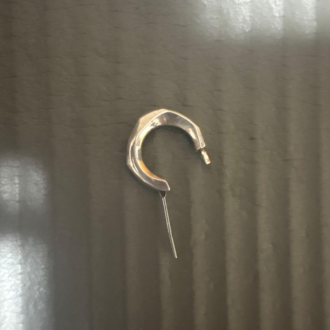 GARNI ガルニ クロッケリー メンズ ピアス 箱付き 人気 定番　左用