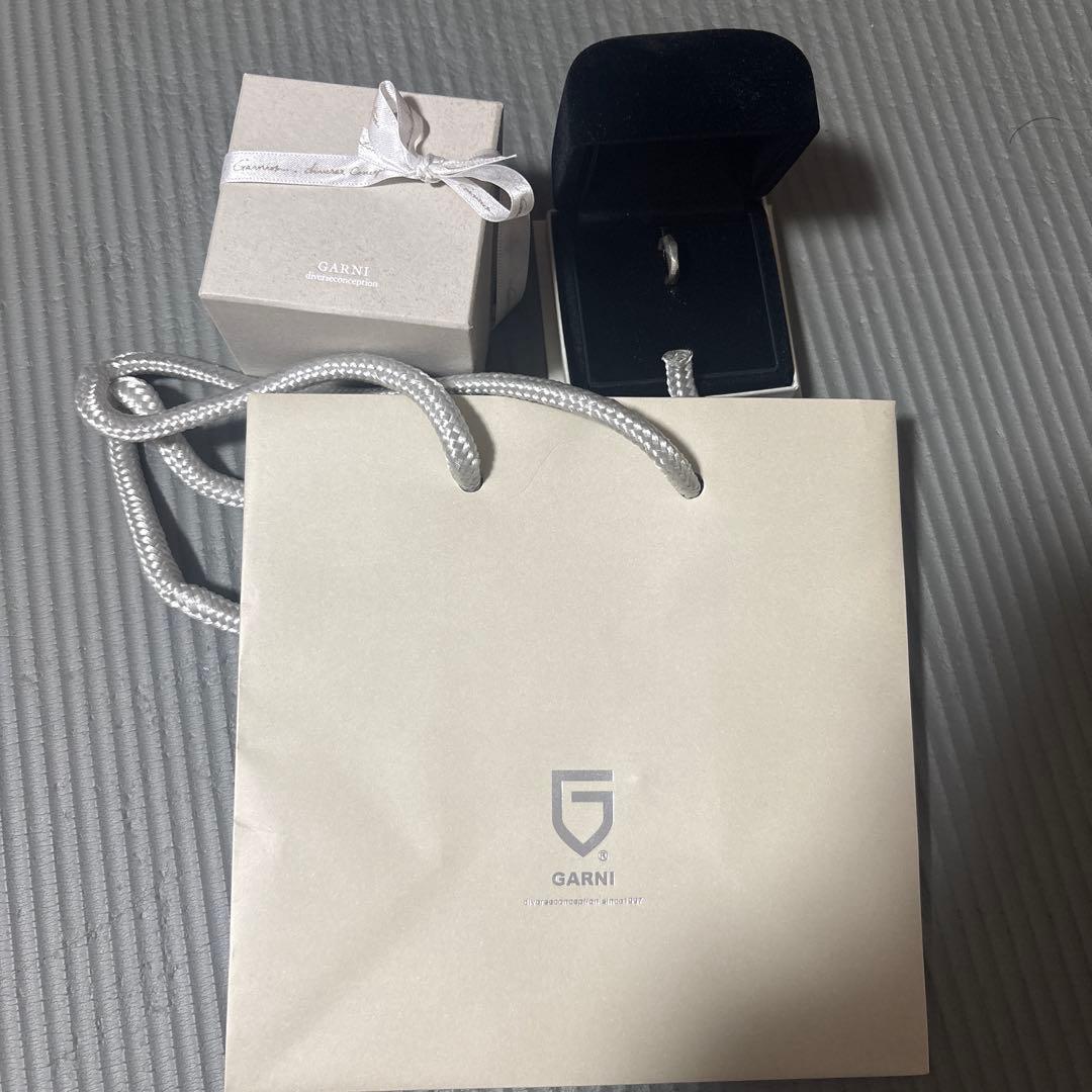 GARNI ガルニ クロッケリー メンズ ピアス 箱付き 人気 定番　左用