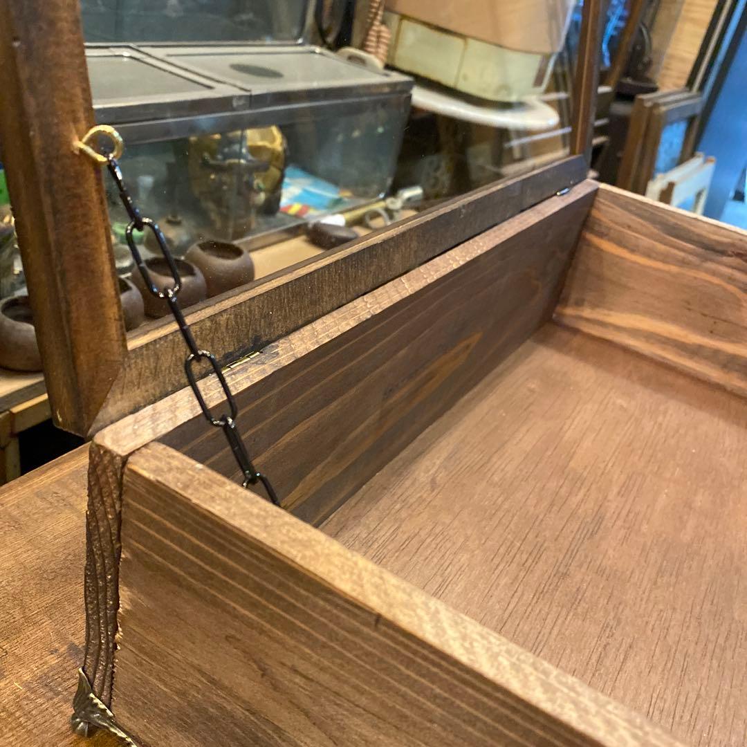 SoraBlue＠値下げ交渉可様　木製ガラスディスプレイケース