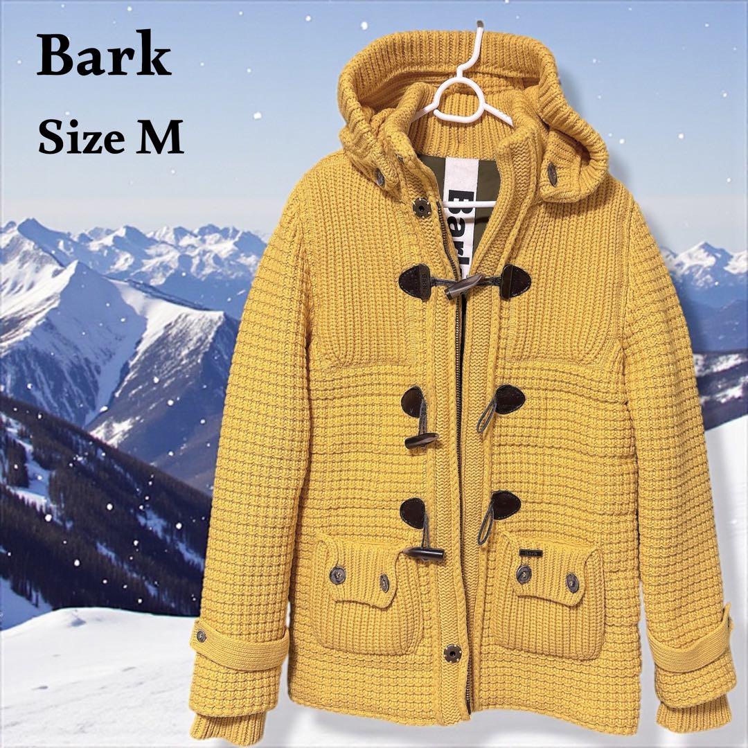 【美品】Bark バーク ニット ダッフルコート イタリア製 定価13万 M