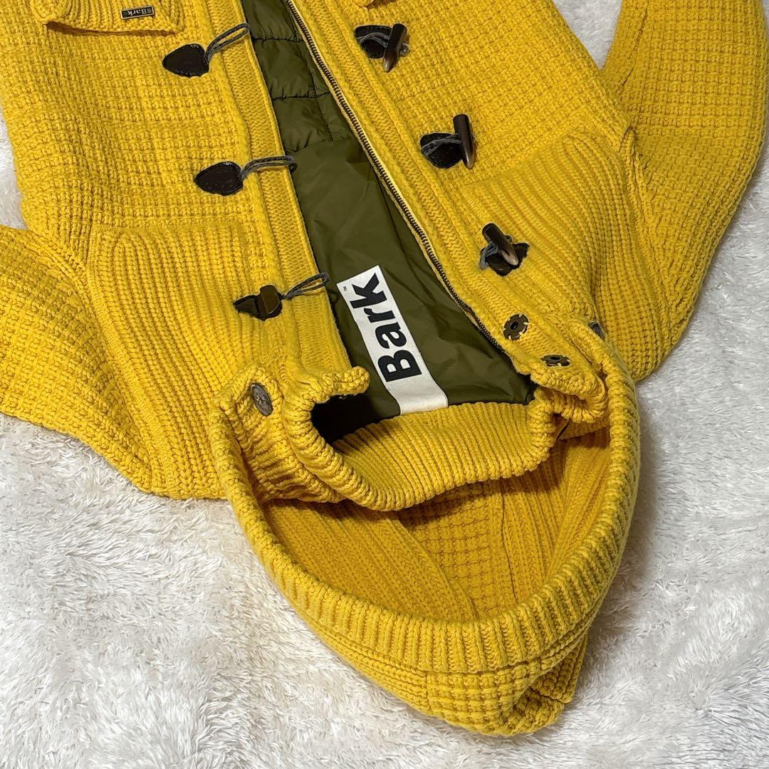 【美品】Bark バーク ニット ダッフルコート イタリア製 定価13万 M