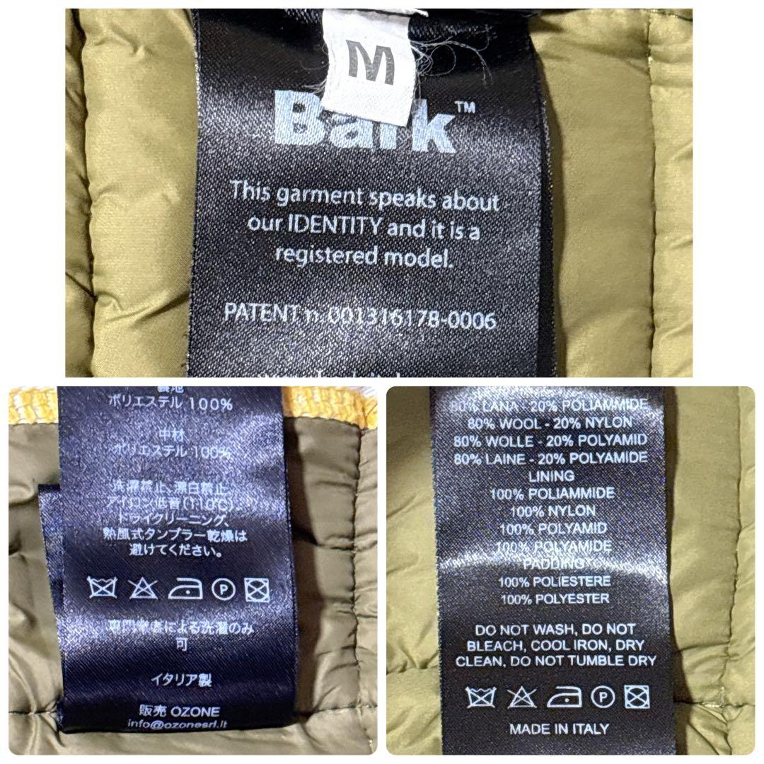 【美品】Bark バーク ニット ダッフルコート イタリア製 定価13万 M