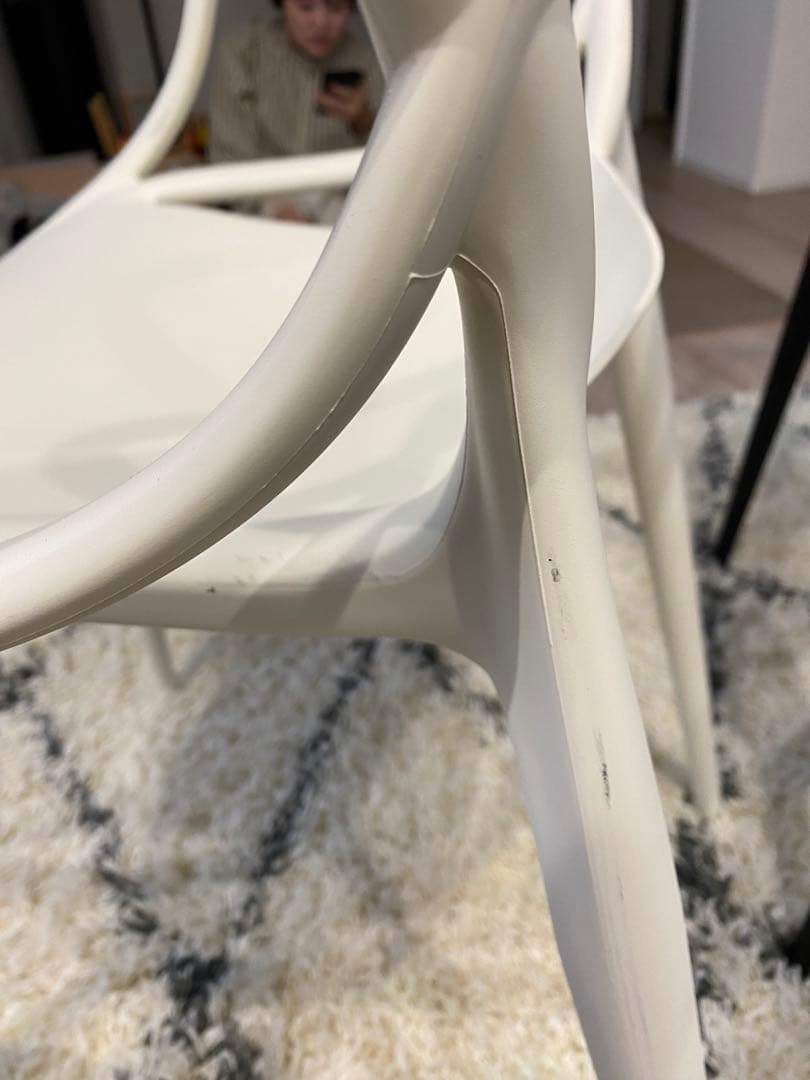 Kartell アームチェア 3脚セット ホワイト ブラック