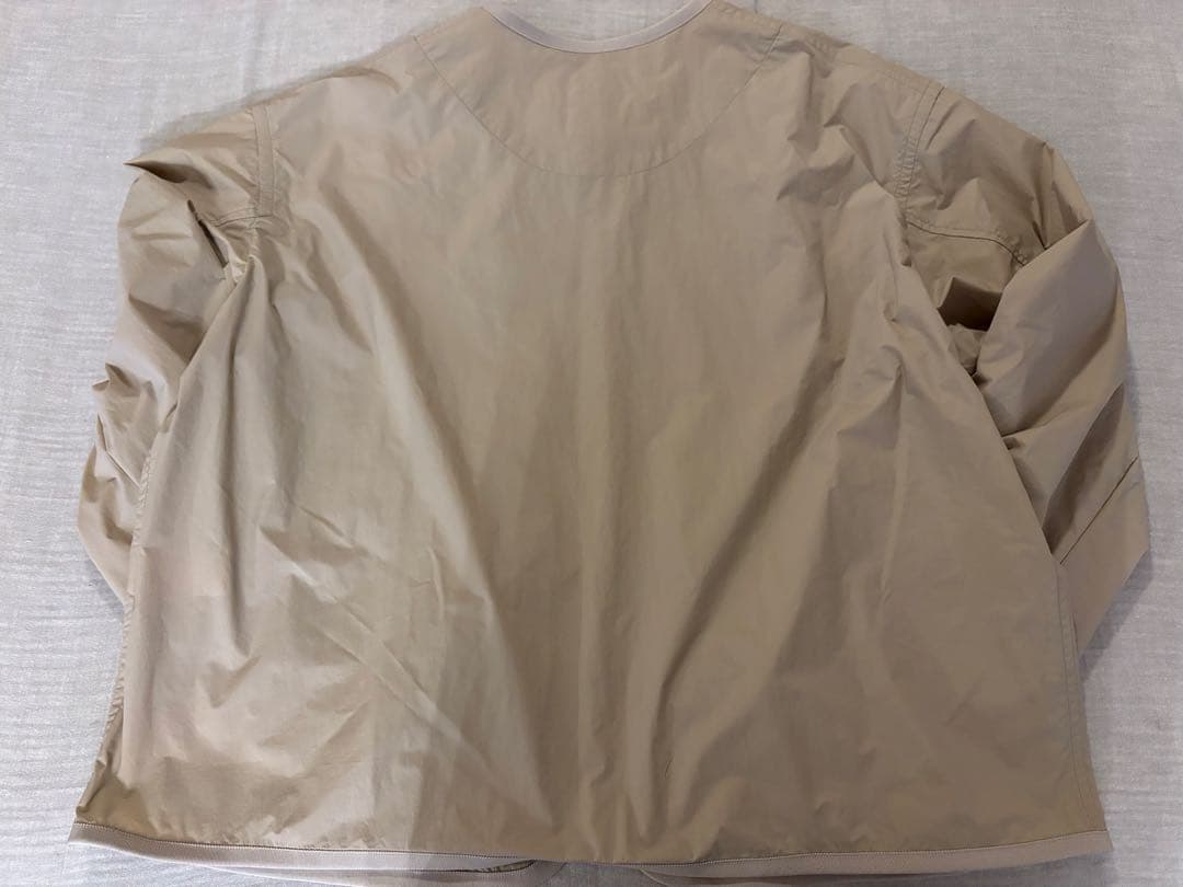 DANTON | ナイロン カラーレスジャケット WOMEN Mサイズ トープ