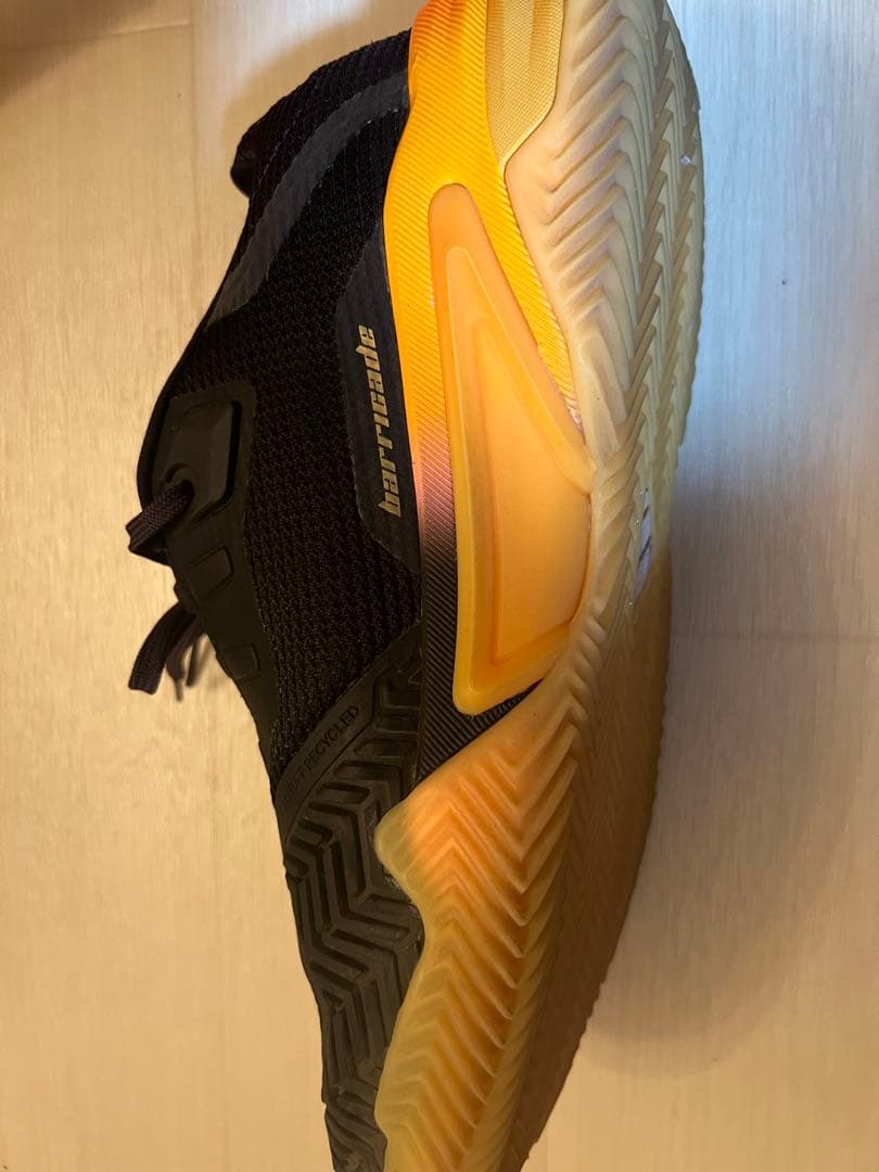 adidas バリケード オーロラブラック　27.0