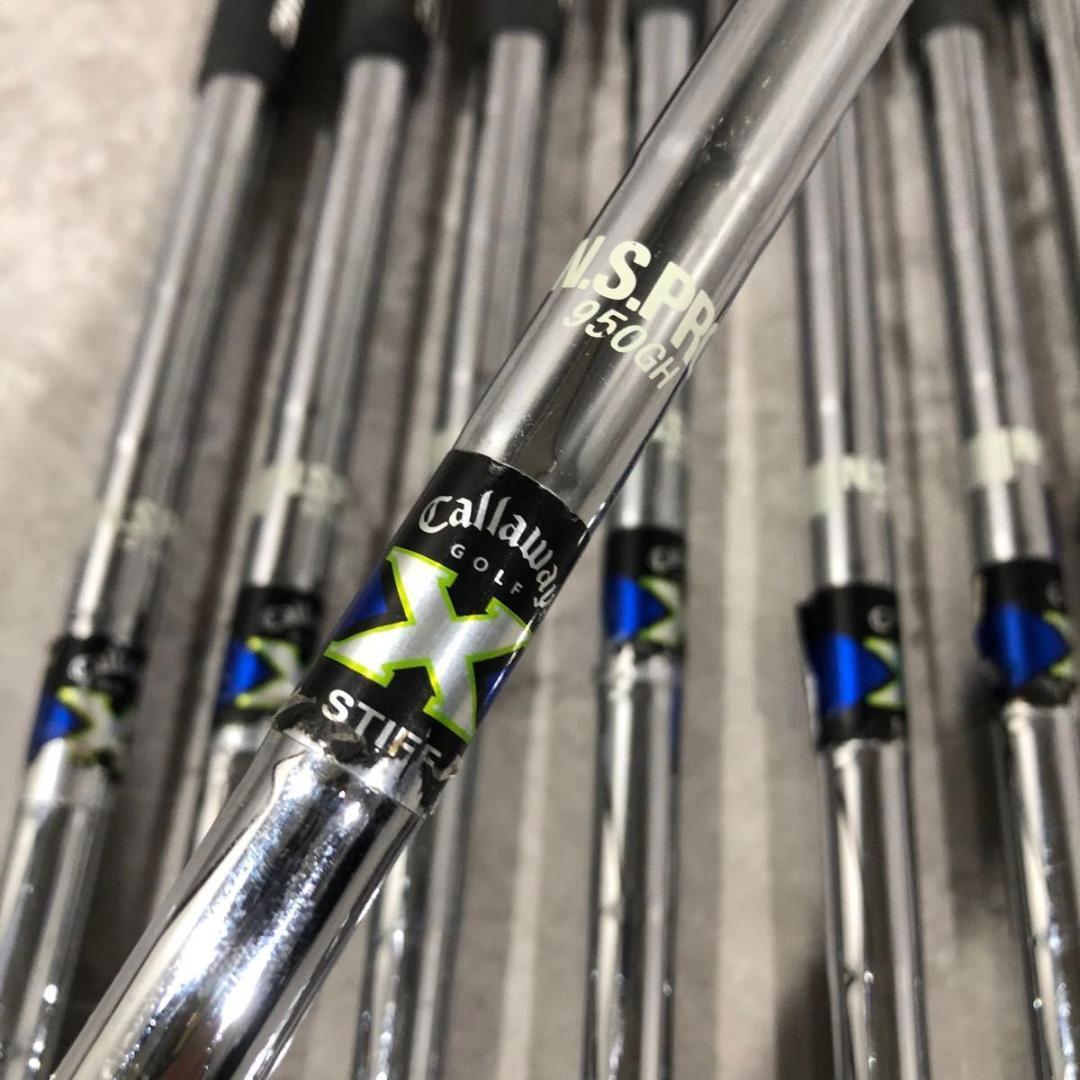 美品 Callaway キャロウェイ X-22 ゴルフ アイアン 8本 セット