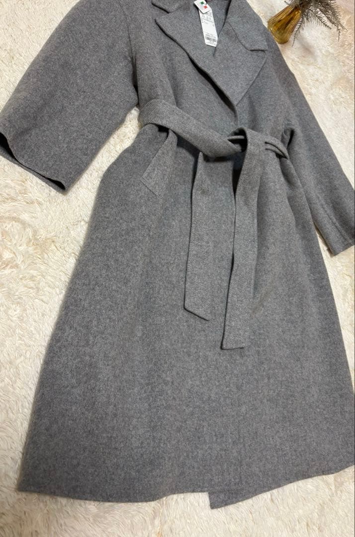 【新品】23区 MANTECO マンテコ　リバー ロング コート32 高級ウール