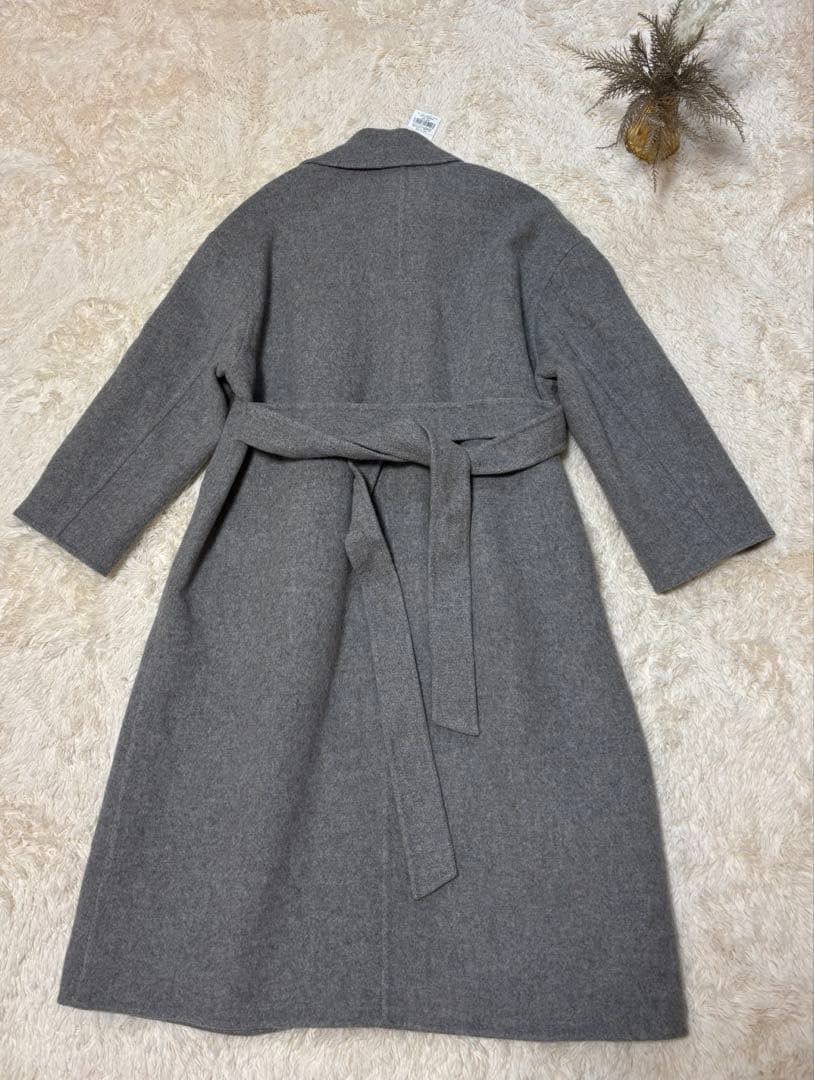 【新品】23区 MANTECO マンテコ　リバー ロング コート32 高級ウール