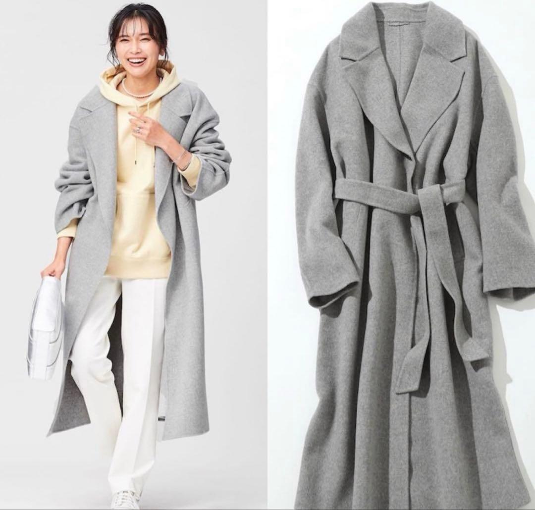 【新品】23区 MANTECO マンテコ　リバー ロング コート32 高級ウール