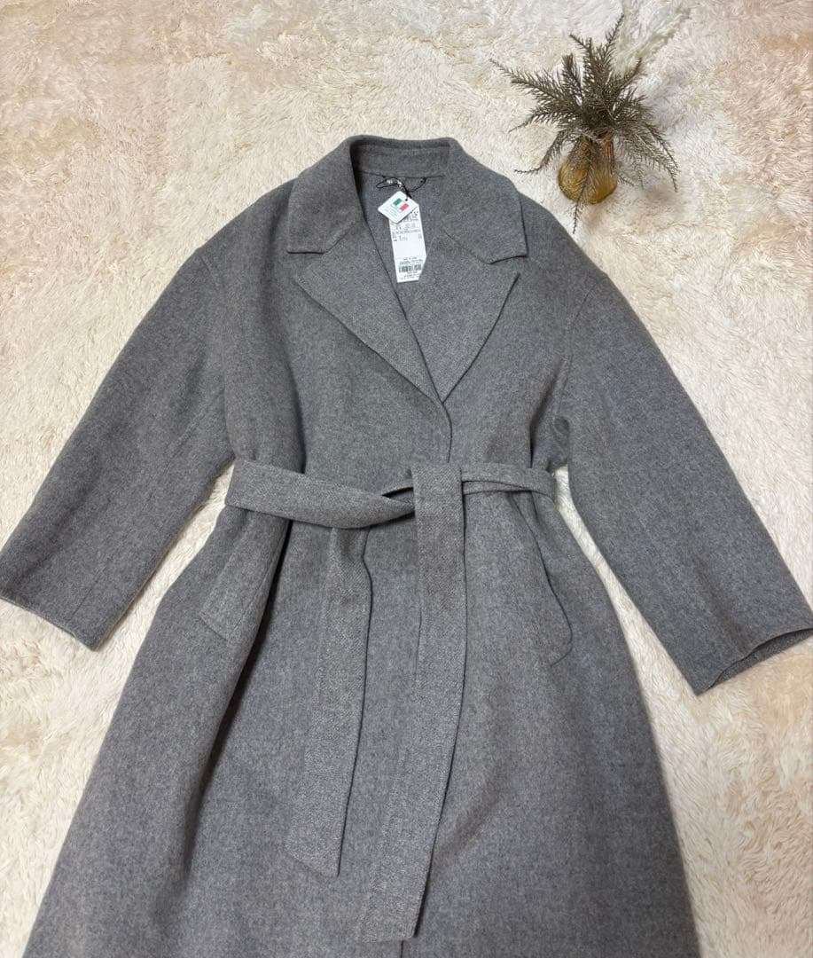 【新品】23区 MANTECO マンテコ　リバー ロング コート32 高級ウール