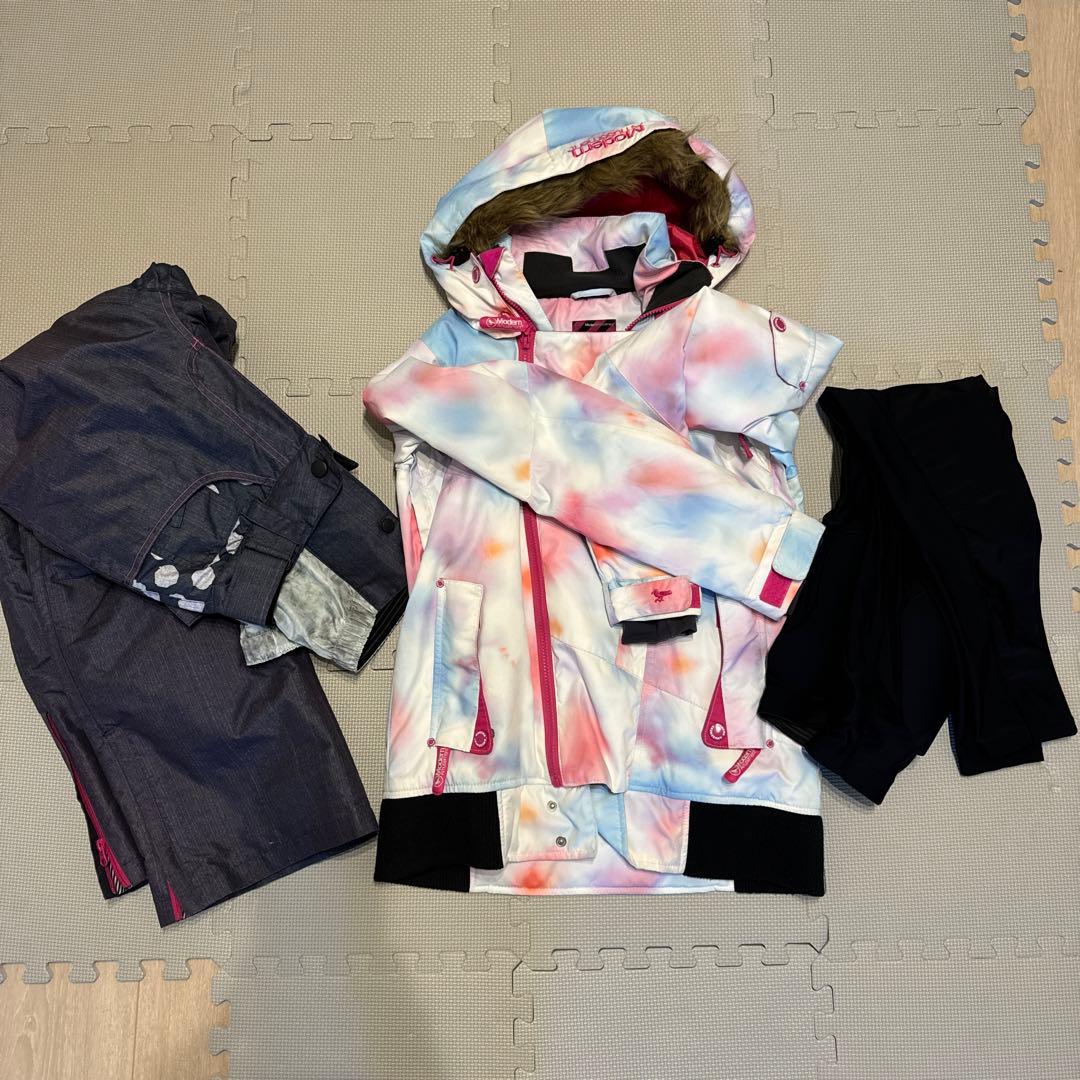 ウィンタースポーツ用ジャケットセット　スノーボードウェア3点