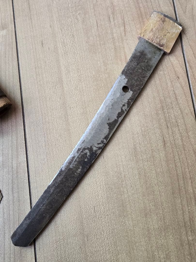 美品　陸軍九八式軍刀拵えのみ(刀緒、残欠つき) 刀身なし