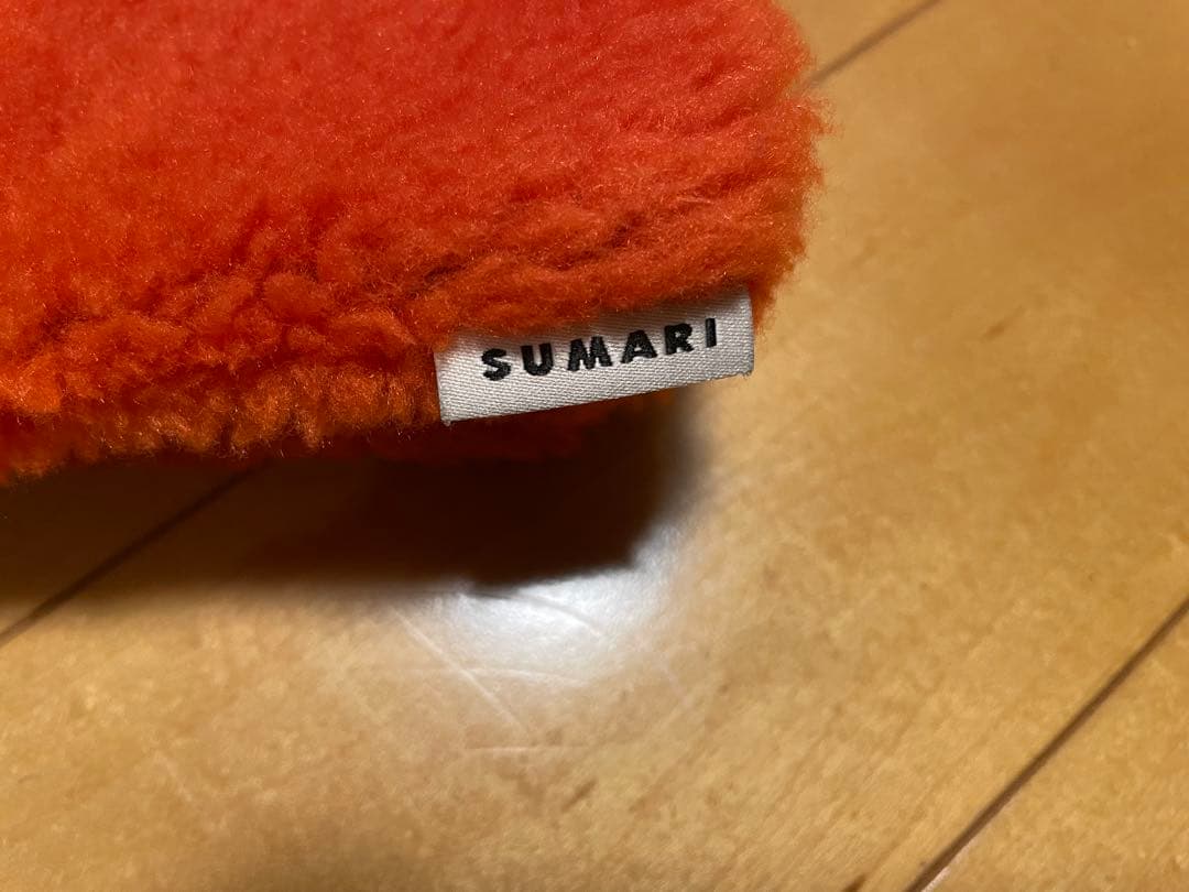 sumari ボアマフラー オレンジ