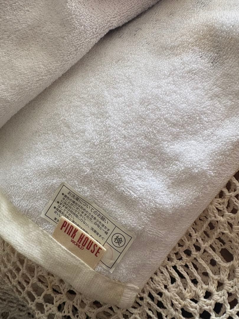 r*y様 PINK HOUSE パッチワーク タオルケット