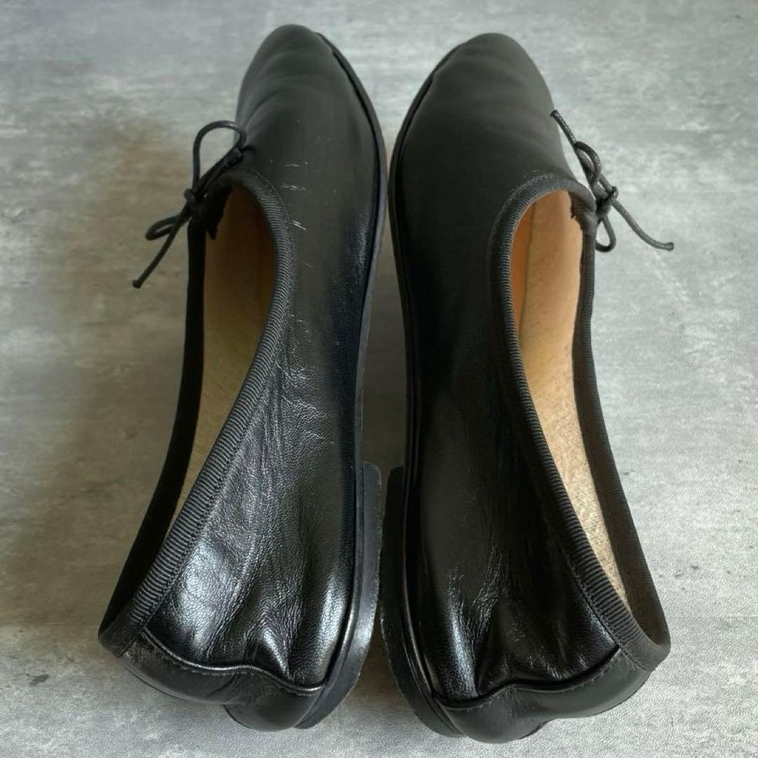【美品】 SPELTA スペルタ ブラック レザー バレエシューズ 34 2/1