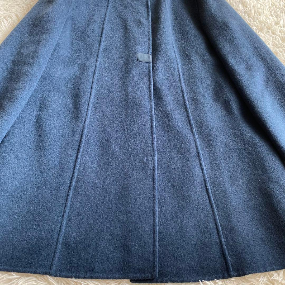 【美品】レリアン カシミヤ　100% スタンドカラー　コート　現行タグ　カシミア