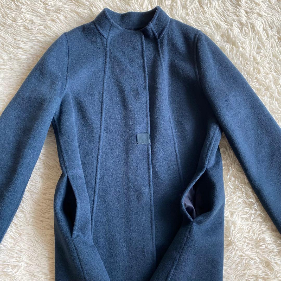 【美品】レリアン カシミヤ　100% スタンドカラー　コート　現行タグ　カシミア