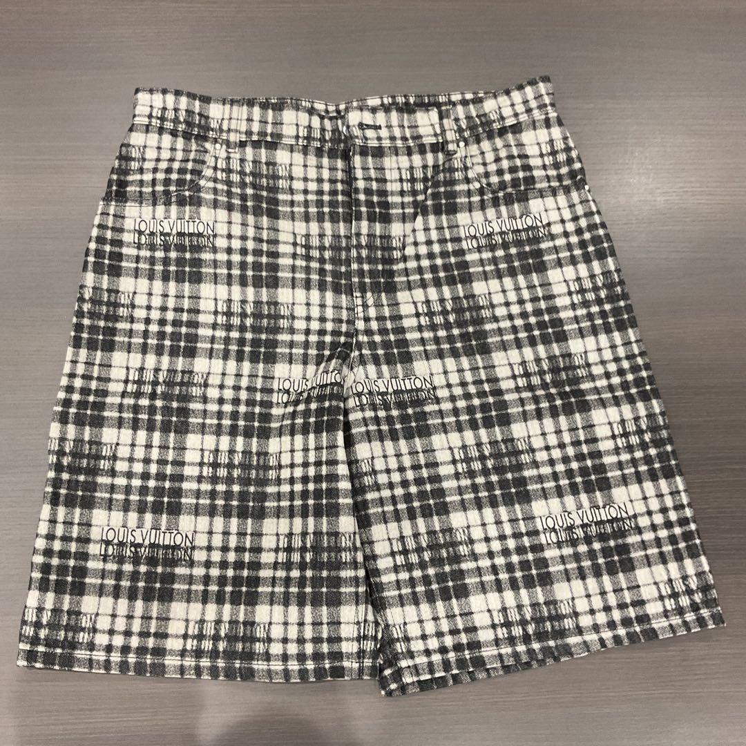 ひ*ぃ様 Louis Vuitton チェック柄ショートパンツ　サイズ32