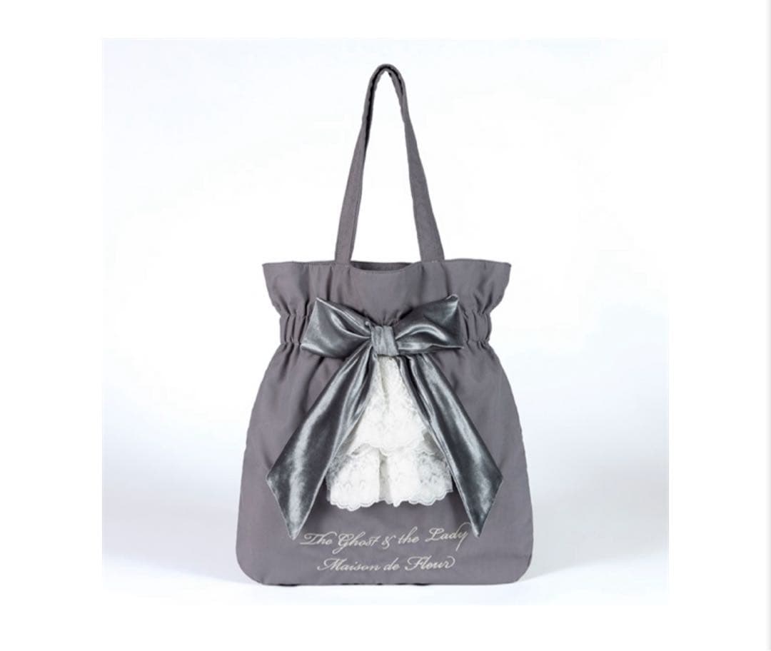 新品Maison de Fleur リボン付きトートバッグ ゴーストアンドレディ