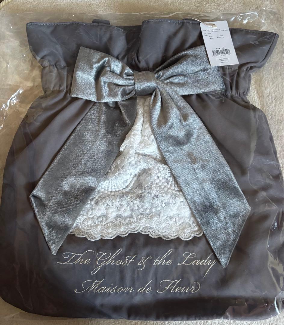 新品Maison de Fleur リボン付きトートバッグ ゴーストアンドレディ