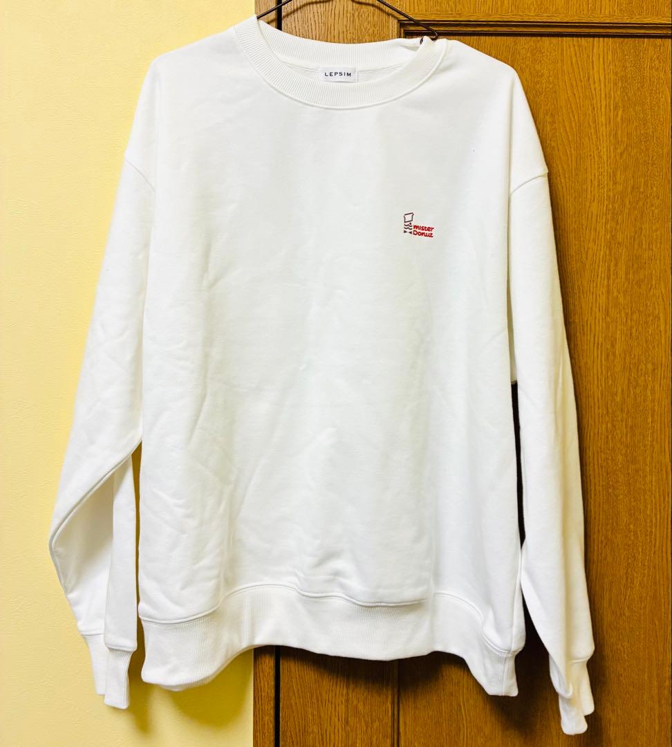LEPSIM Mister Donut スウェット オフホワイト ミスド