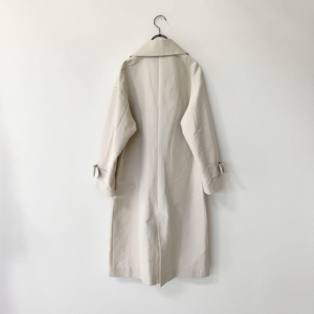 IENA／定価3.6万円／ほぼ未使用コットンWクロスオーバーチェスターコート