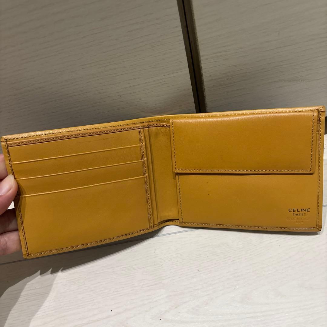CELINE 美品 折り財布 メンズ レザー セリーヌ