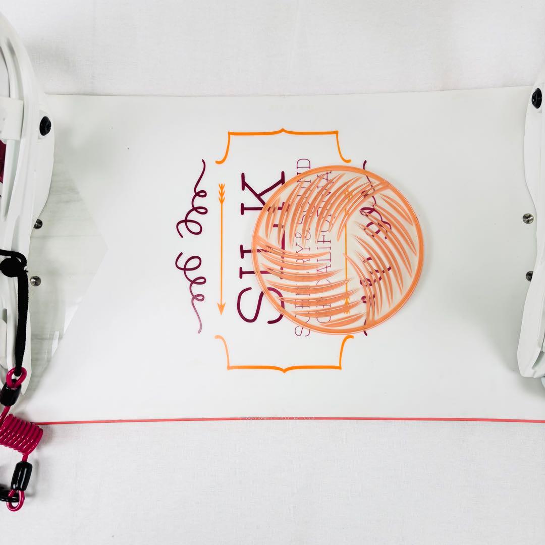 初心者向き SWIVEL SILK レディース スノーボード ビンディング付き