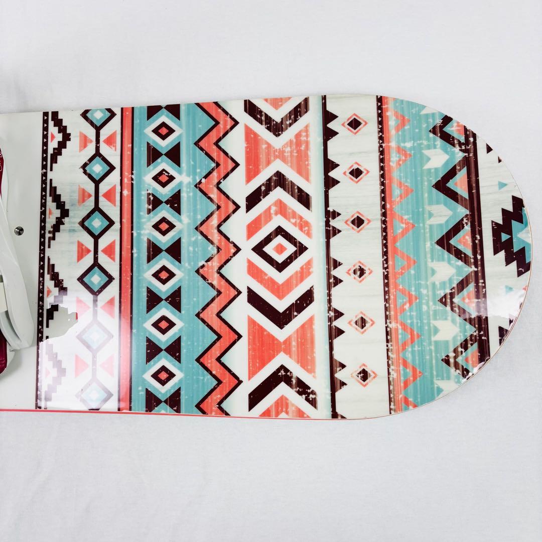 初心者向き SWIVEL SILK レディース スノーボード ビンディング付き