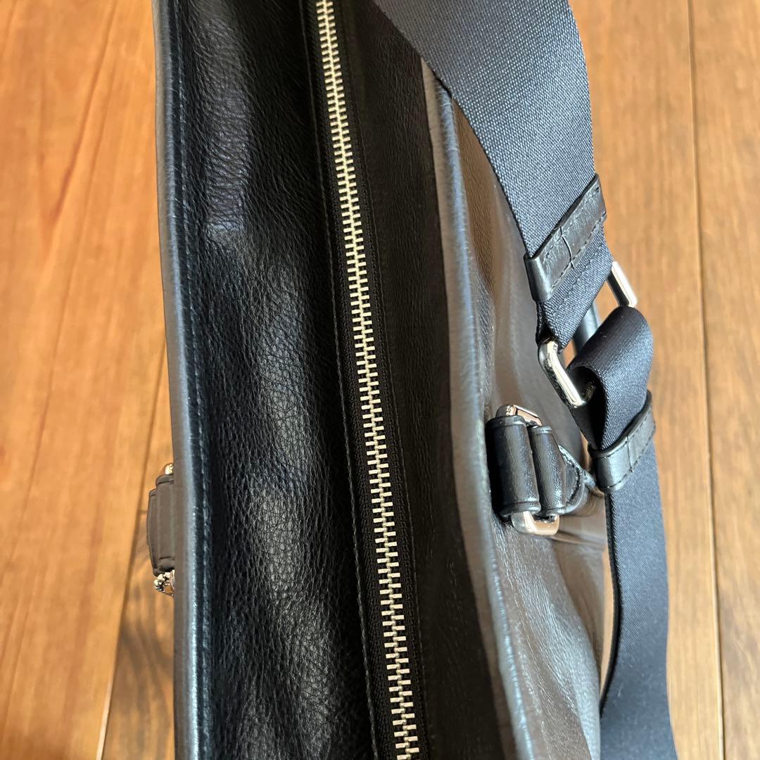 COACH、黒 レザー トートバッグ