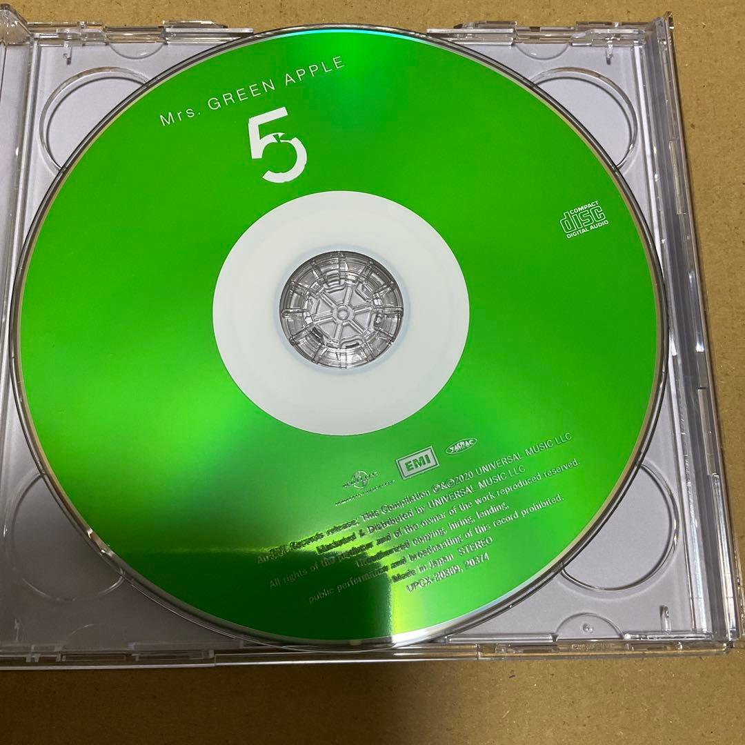 5 (初回限定盤)(DVD付) Mrs.GREEN APPLE 形式: CD