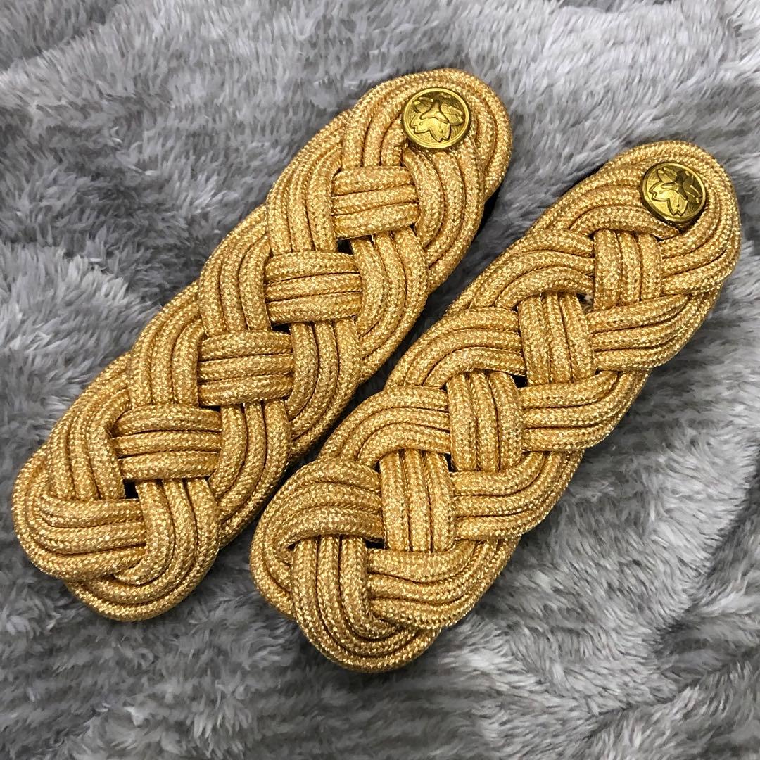 【送料無料】 消防 儀礼服用 飾緒 (レニヤード) 肩章 階級章 礼装 コスプレ