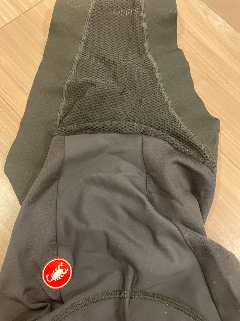 CASTELLI TUTTOナノビブタイツ Sサイズ ブラック/グレー