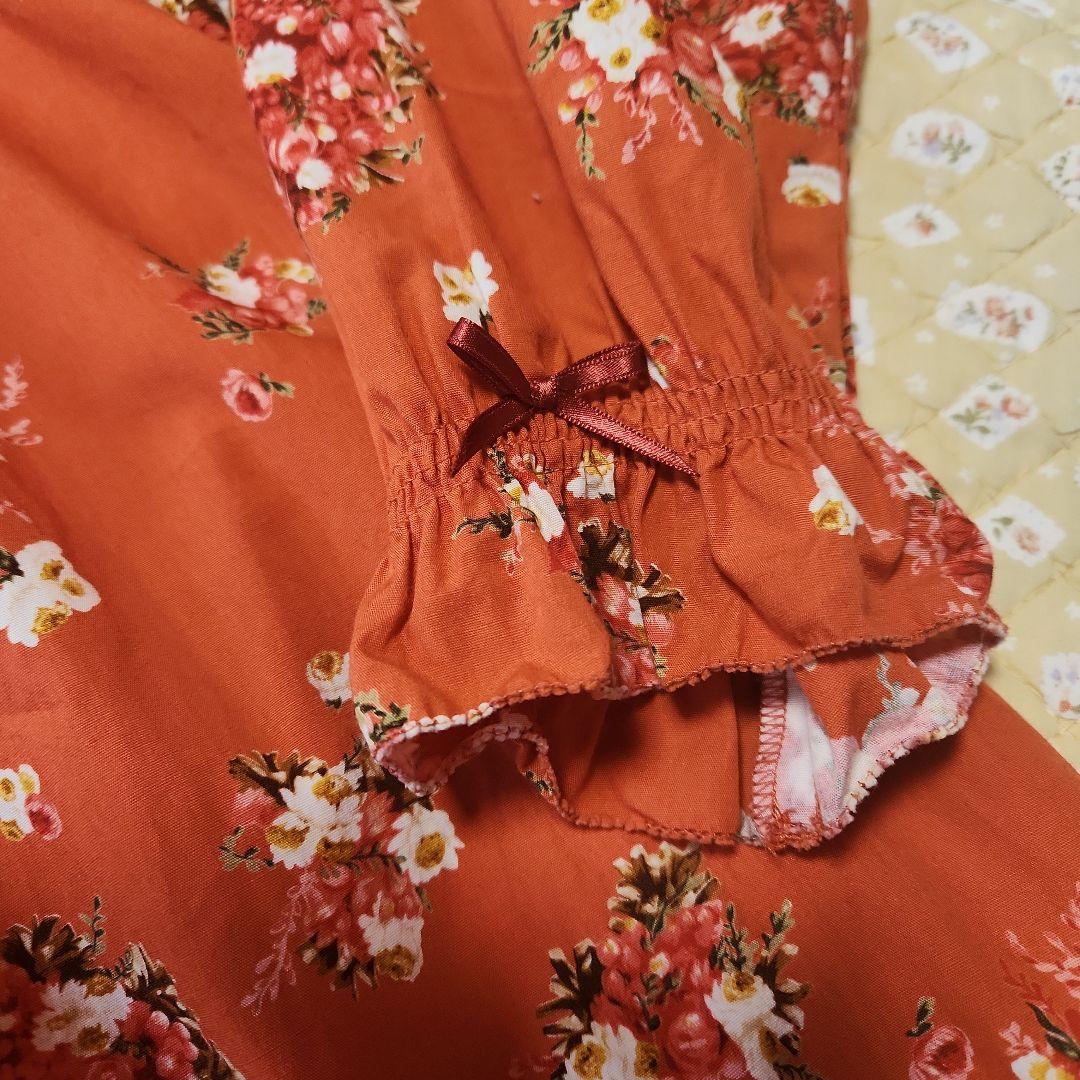 ピンクハウス花柄フリルチュニック