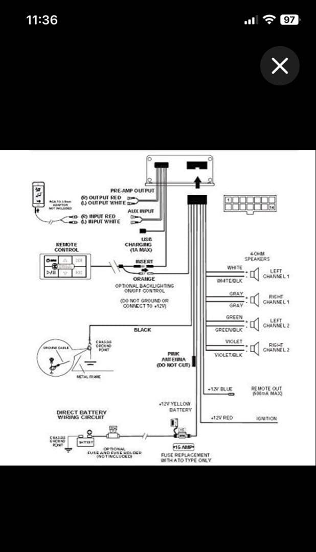 BOSS 500W 防水マリンオーディオ Bluetooth アンプ