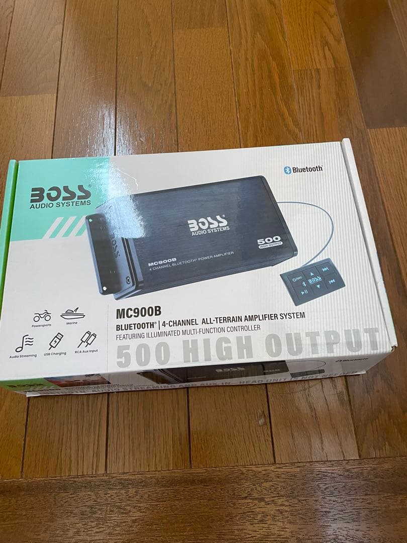 BOSS 500W 防水マリンオーディオ Bluetooth アンプ