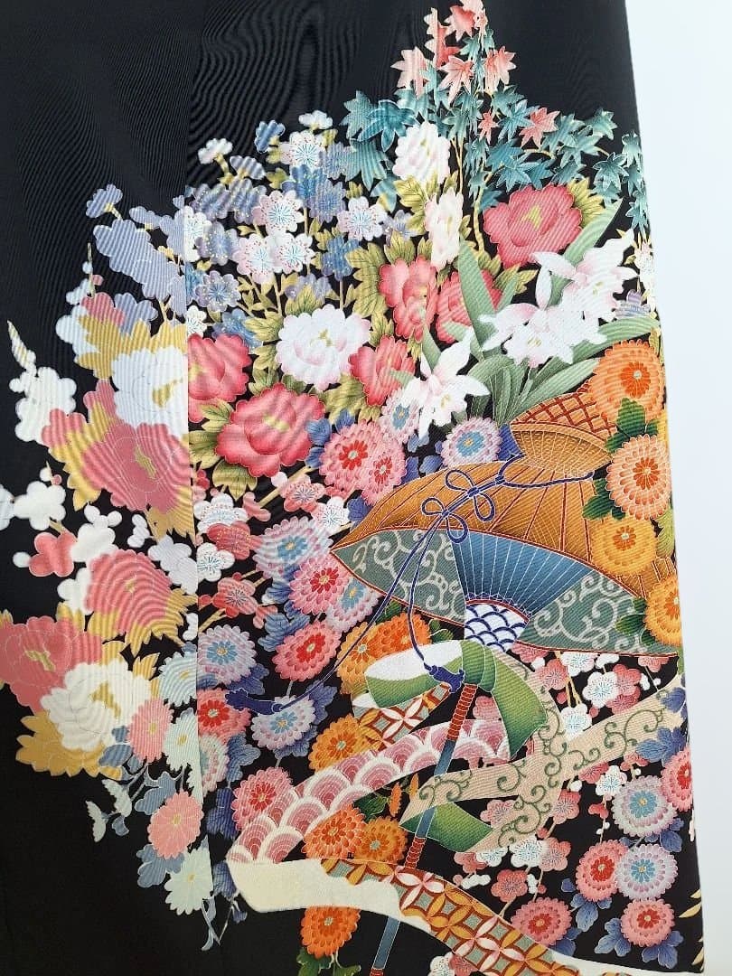 着物リメイクワンピース3613