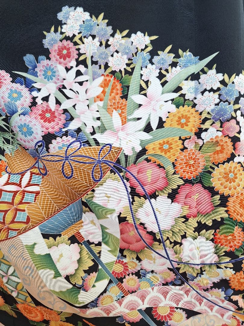 着物リメイクワンピース3613