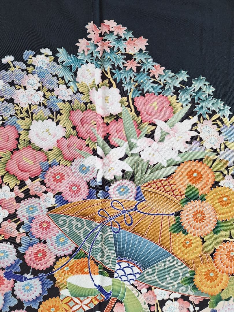 着物リメイクワンピース3613