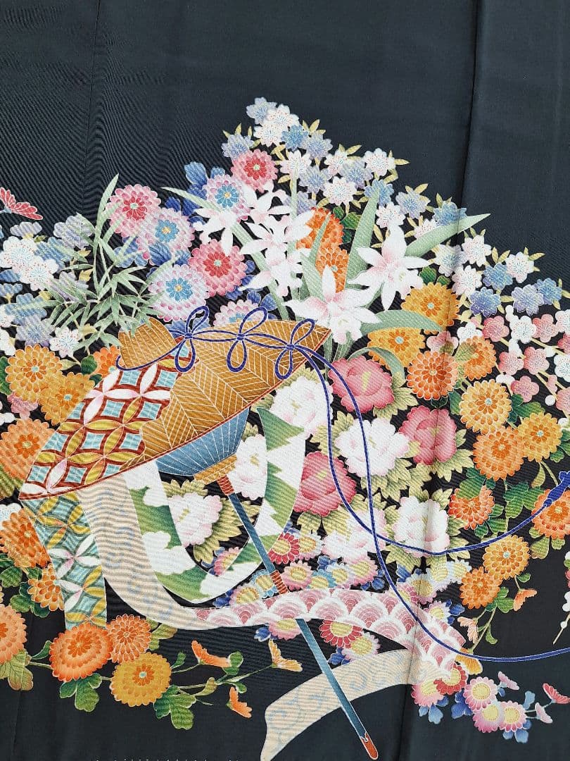 着物リメイクワンピース3613