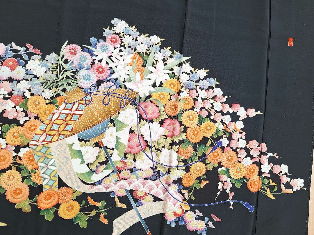 着物リメイクワンピース3613