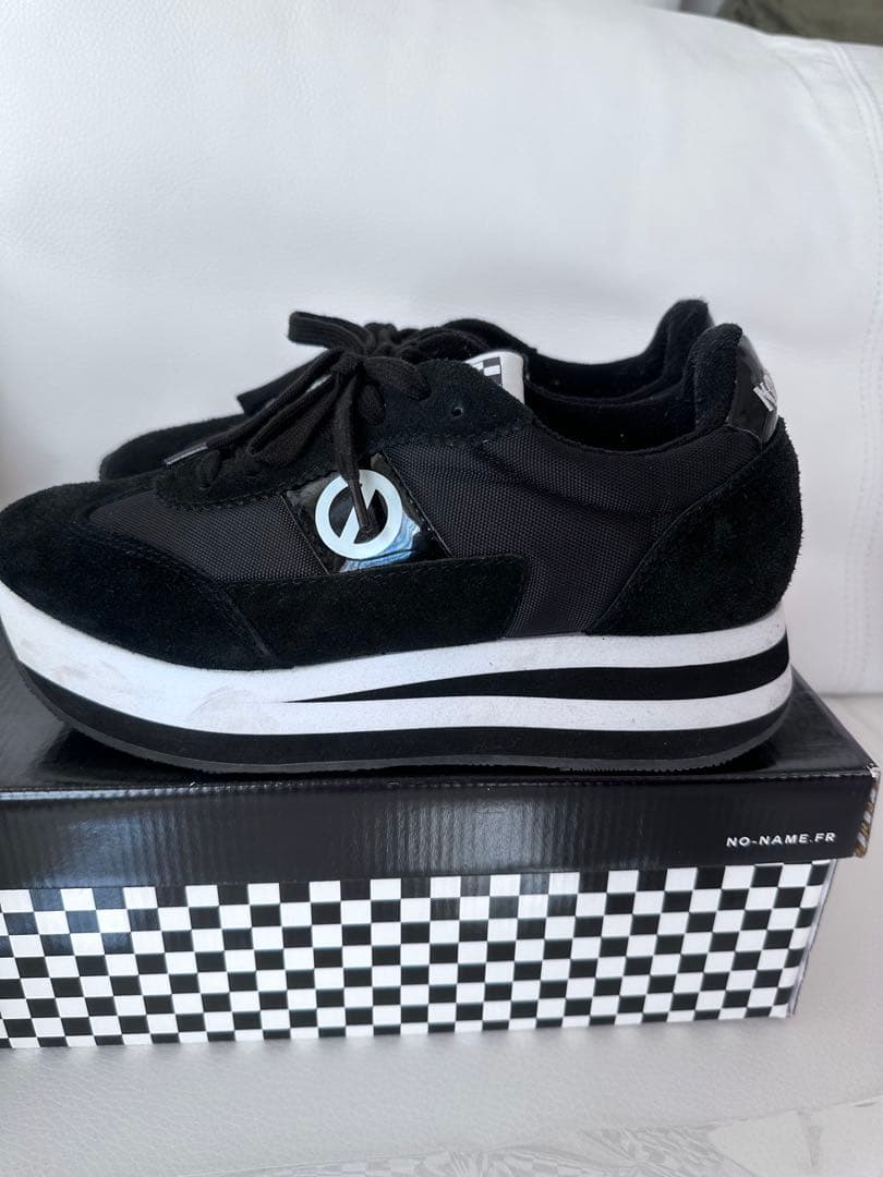 NO NAME ブラック スニーカー　38