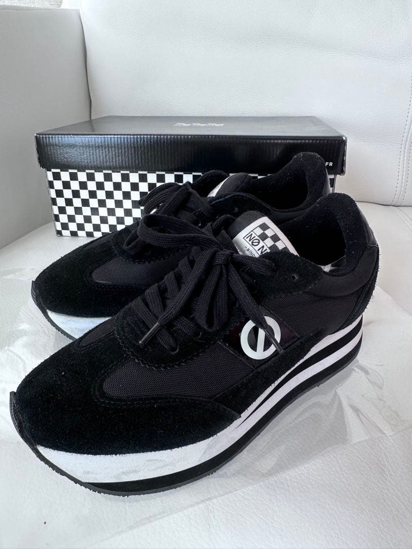 NO NAME ブラック スニーカー　38