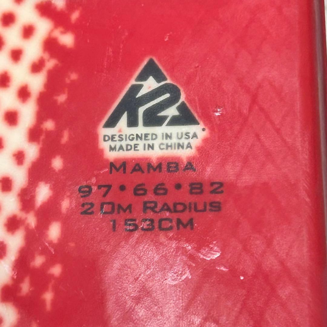 K2 MAMBA 153cm、ビンディング Salomon Z10